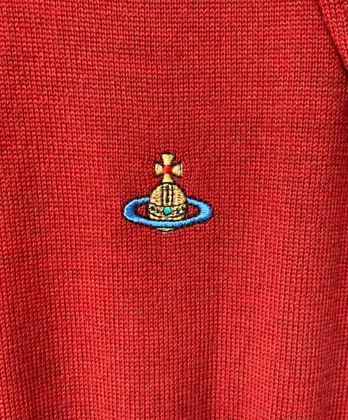 Vivienne Westwood RED LABEL（ヴィヴィアンウエストウッドレッドレーベル）Vivienne Westwood RED LABEL (ヴィヴィアンウエストウッドレッドレーベル) ニットミニワンピース レッド サイズ:38の古着・服飾アイテム