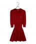 Vivienne Westwood RED LABEL（ヴィヴィアンウエストウッドレッドレーベル）の古着「ニットミニワンピース」｜レッド
