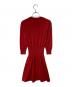 Vivienne Westwood RED LABEL (ヴィヴィアンウエストウッドレッドレーベル) ニットミニワンピース レッド サイズ:38：8000円