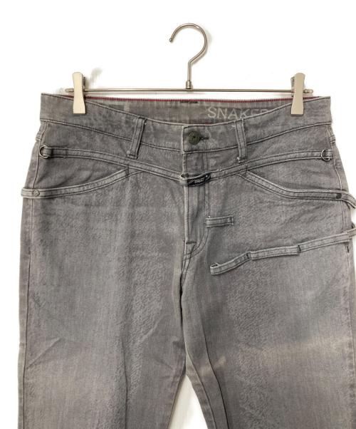 MARITHE+FRANCOIS GIRBAUD（マリテフランソワジルボー）MARITHE+FRANCOIS GIRBAUD (マリテフランソワジルボー) デニムパンツ ブラック サイズ:Lの古着・服飾アイテム