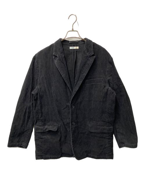 sanse sanse（サンセサンセ）SANSE SANSE (サンセサンセ) コーデュロイテーラードジャケット ブラック サイズ:Ⅼの古着・服飾アイテム