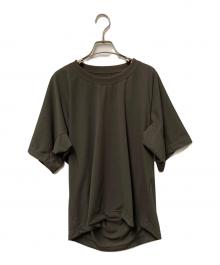 PLEATS PLEASE（プリーツプリーズ）の古着「半袖コットンカットソー」｜ブラウン