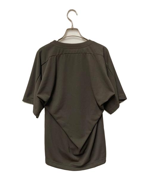 PLEATS PLEASE（プリーツプリーズ）PLEATS PLEASE (プリーツプリーズ) 半袖コットンカットソー ブラウン サイズ:Freeの古着・服飾アイテム