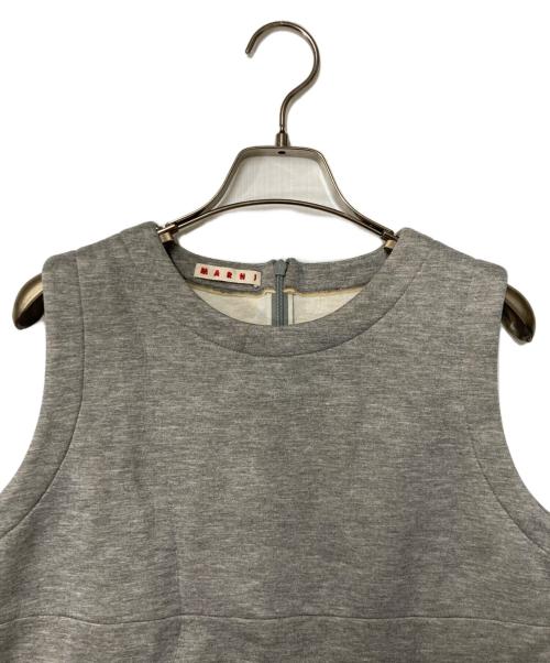 MARNI（マルニ）MARNI (マルニ) フリルカットソー グレー サイズ:44の古着・服飾アイテム
