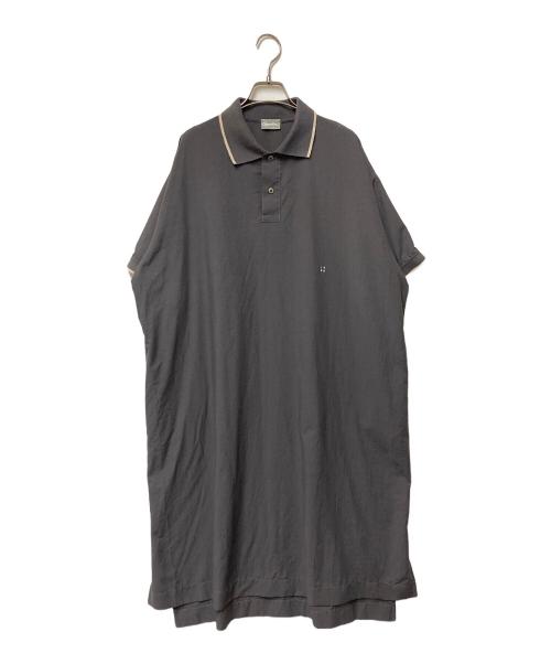 Gymphlex（ジムフレックス）Gymphlex (ジムフレックス) シャツワンピース グレー サイズ:14の古着・服飾アイテム