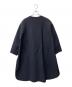 SHIPS Primary navy label (シップス プライマリー ネイビー レーベル) ウールノーカラーコート ネイビー サイズ:36：10000円