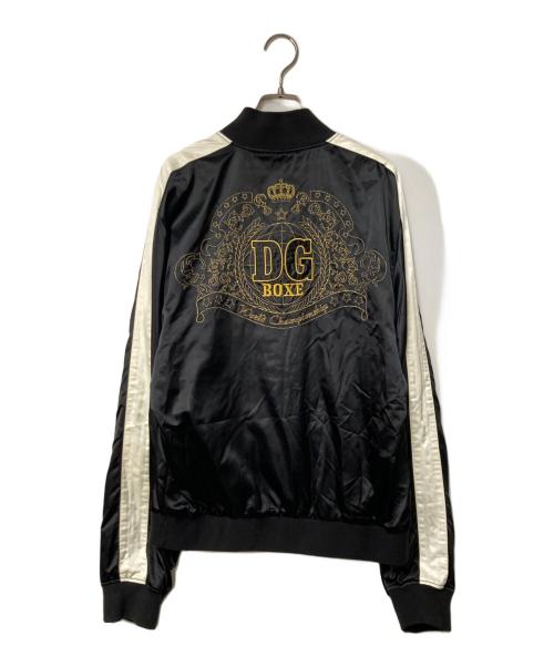 DOLCE & GABBANA（ドルチェ＆ガッバーナ）DOLCE & GABBANA (ドルチェ＆ガッバーナ) スカジャン ブラック サイズ:50の古着・服飾アイテム