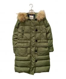 MONCLER（モンクレール）の古着「MESSINAダウンコート」｜オリーブ