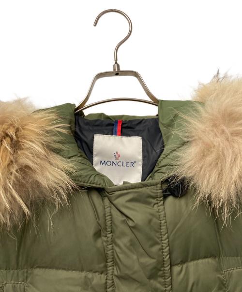 MONCLER（モンクレール）MONCLER (モンクレール) MESSINAダウンコート オリーブ サイズ:1の古着・服飾アイテム