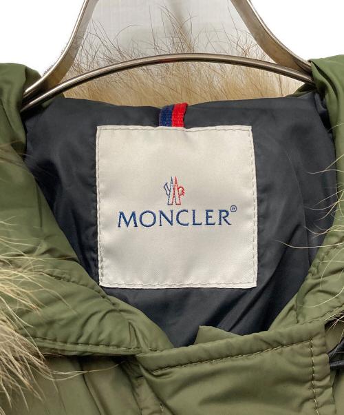 MONCLER（モンクレール）MONCLER (モンクレール) MESSINAダウンコート オリーブ サイズ:1の古着・服飾アイテム