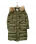 MONCLER（モンクレール）の古着「MESSINAダウンコート」｜オリーブ