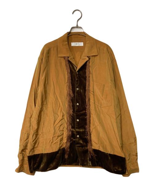 TOGA VIRILIS（トーガ ビリリース）TOGA VIRILIS (トーガ ビリリース) Chambray velor shirt ブラウン サイズ:48の古着・服飾アイテム