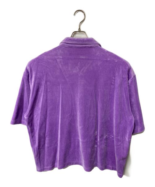fennica MEALS（フェニカミールズ）fennica MEALS (フェニカミールズ) ベロアシャツ パープル サイズ:Lの古着・服飾アイテム