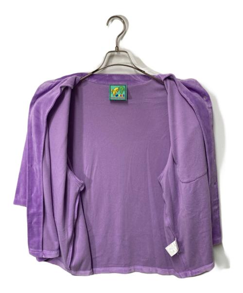 fennica MEALS（フェニカミールズ）fennica MEALS (フェニカミールズ) ベロアシャツ パープル サイズ:Lの古着・服飾アイテム