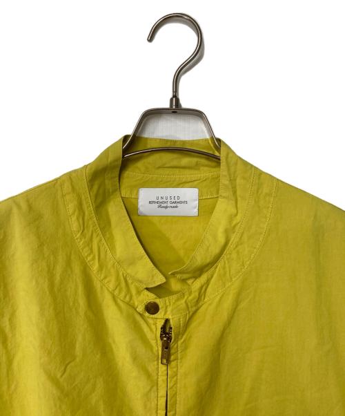 UNUSED（アンユーズド）UNUSED (アンユーズド) cotton zip jacket イエロー サイズ:3の古着・服飾アイテム