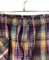 中古・古着 south2 west8 (サウスツー ウエストエイト) チェックワイドパンツ マルチカラー サイズ:Ｍ：8000円