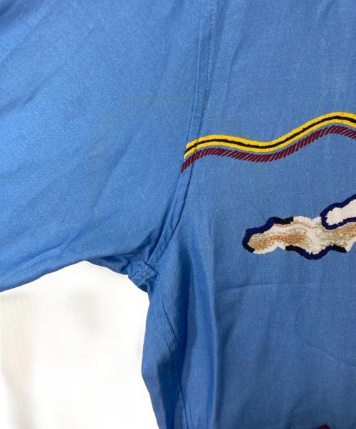 TOGA VIRILIS（トーガ ビリリース）TOGA VIRILIS (トーガ ビリリース) PANEL PRINT SHIRT スカイブルー サイズ:46の古着・服飾アイテム