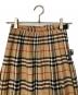 中古・古着 Burberry's (バーバリー) ノバチェックウールスカート ベージュ サイズ:不明　実寸参照：7000円
