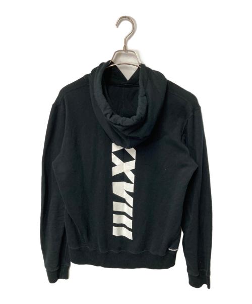 F.C.R.B.（エフシーレアルブリストル）F.C.R.B. (エフシーレアルブリストル) ロゴプリントプルオーバーパーカー ブラック サイズ:Sの古着・服飾アイテム