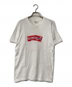 SUPREME×COMME des GARCONS SHIRTシュプリーム×コムデギャルソンシャツ）の古着「BOX Logo Tee Supreme COMME des GARCONS SHIRT」｜ホワイト