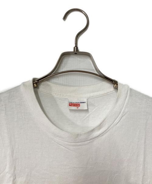 SUPREME（シュプリーム）SUPREME (シュプリーム) COMME des GARCONS SHIRT (コムデギャルソンシャツ) BOX Logo Tee Supreme COMME des GARCONS SHIRT ホワイト サイズ:Ｍの古着・服飾アイテム