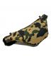 PORTER (ポーター) A BATHING APE (アベイシングエイプ) 1ST CAMO WAIST BAG ブラック×カーキ：16000円