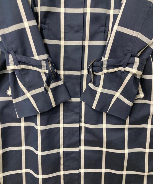Diagram（ダイアグラム）Diagram (ダイアグラム) チェックコート ネイビー サイズ:36の古着・服飾アイテム