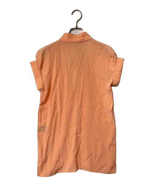 LOUIS VUITTON（ルイ ヴィトン）LOUIS VUITTON (ルイ ヴィトン) シルクブラウス オレンジ サイズ:36の古着・服飾アイテム