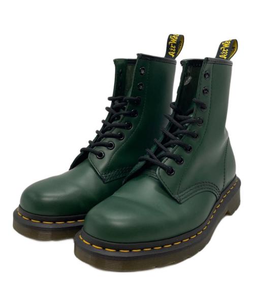 Dr.Martens（ドクターマーチン）Dr.Martens (ドクターマーチン) 8ホールブーツ グリーン サイズ:38の古着・服飾アイテム
