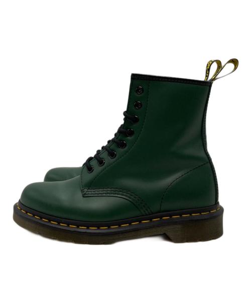 Dr.Martens（ドクターマーチン）Dr.Martens (ドクターマーチン) 8ホールブーツ グリーン サイズ:38の古着・服飾アイテム