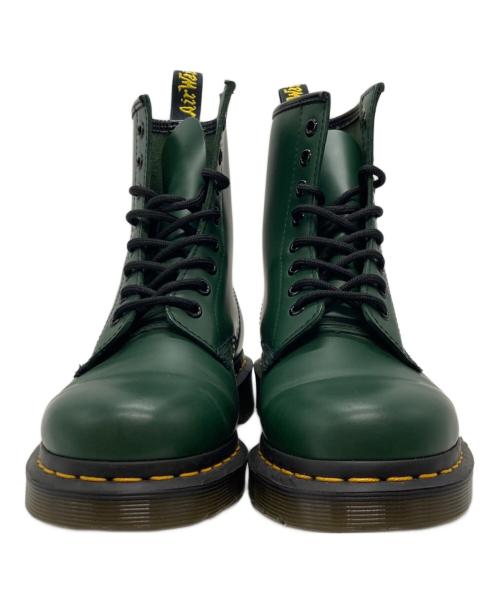 Dr.Martens（ドクターマーチン）Dr.Martens (ドクターマーチン) 8ホールブーツ グリーン サイズ:38の古着・服飾アイテム