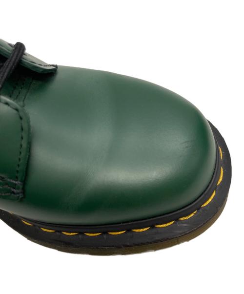 Dr.Martens（ドクターマーチン）Dr.Martens (ドクターマーチン) 8ホールブーツ グリーン サイズ:38の古着・服飾アイテム