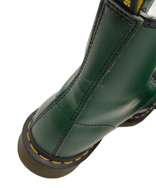 Dr.Martens（ドクターマーチン）Dr.Martens (ドクターマーチン) 8ホールブーツ グリーン サイズ:38の古着・服飾アイテム