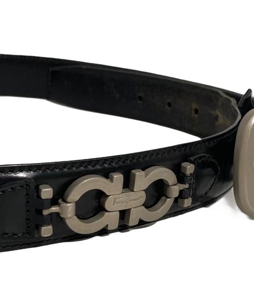 Salvatore Ferragamo（サルヴァトーレ フェラガモ）Salvatore Ferragamo (サルヴァトーレ フェラガモ) ベルト ブラックの古着・服飾アイテム