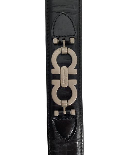Salvatore Ferragamo（サルヴァトーレ フェラガモ）Salvatore Ferragamo (サルヴァトーレ フェラガモ) ベルト ブラックの古着・服飾アイテム