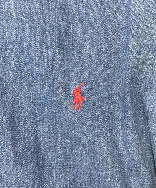 POLO COUNTRY（ポロカントリー）POLO COUNTRY (ポロカントリー) ポニー刺繍デニムボタンダウンシャツ インディゴ サイズ:Lの古着・服飾アイテム