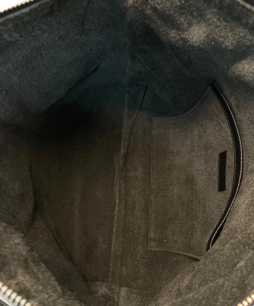 HIROFU（ヒロフ）HIROFU (ヒロフ) 【ミニマ】レザーショルダーバッグ L 2WAY ブラックの古着・服飾アイテム