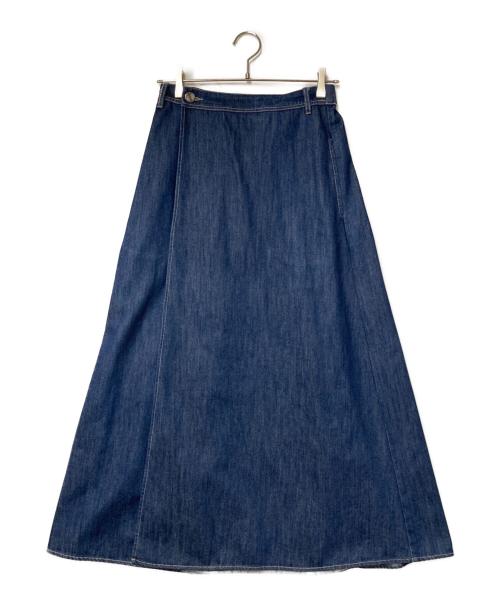 Pauline Bleu（ポリーヌブルー）Pauline Bleu (ポリーヌブルー) デニムスカート インディゴ サイズ:Freeの古着・服飾アイテム
