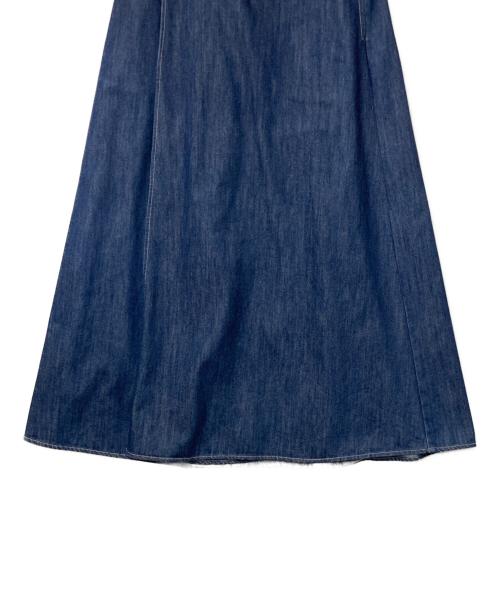 Pauline Bleu（ポリーヌブルー）Pauline Bleu (ポリーヌブルー) デニムスカート インディゴ サイズ:Freeの古着・服飾アイテム