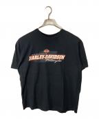 HARLEY-DAVIDSONハーレーダビッドソン）の古着「00’s プリントTシャツ」｜ブラック