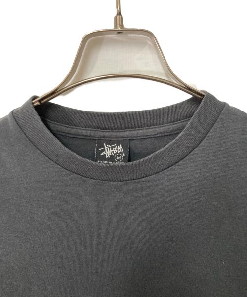stussy（ステューシー）stussy (ステューシー) プリントTシャツ ブラック サイズ:MEDIUMの古着・服飾アイテム