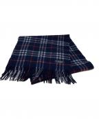 BURBERRY LONDONバーバリーロンドン）の古着「カシミヤマフラー」｜ネイビー