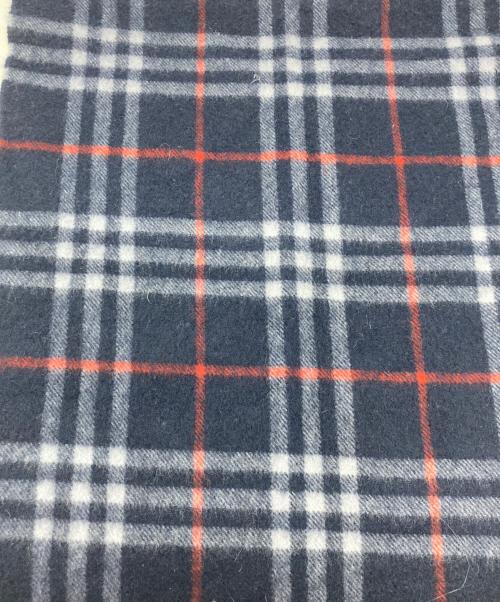 BURBERRY LONDON（バーバリーロンドン）BURBERRY LONDON (バーバリーロンドン) カシミヤマフラー ネイビーの古着・服飾アイテム
