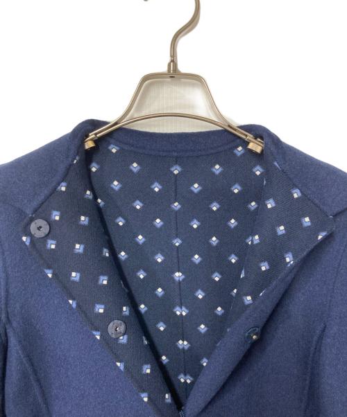 WEEKEND Max Mara（ウィークエンド マックスマーラ）Weekend Max Mara (ウィークエンド マックスマーラ) リバーシブルウールコート ネイビー サイズ:36の古着・服飾アイテム
