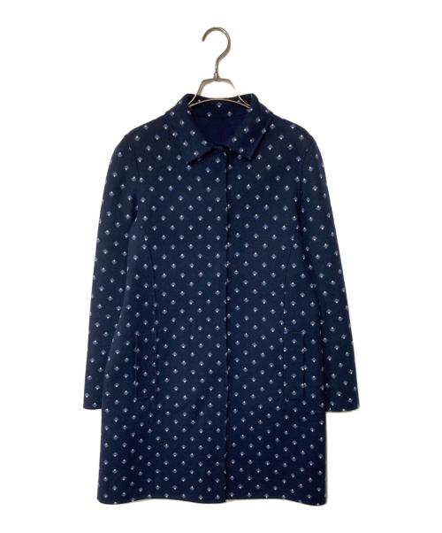WEEKEND Max Mara（ウィークエンド マックスマーラ）Weekend Max Mara (ウィークエンド マックスマーラ) リバーシブルウールコート ネイビー サイズ:36の古着・服飾アイテム