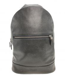 COACH（コーチ）の古着「レザーバックパック」｜ブラック