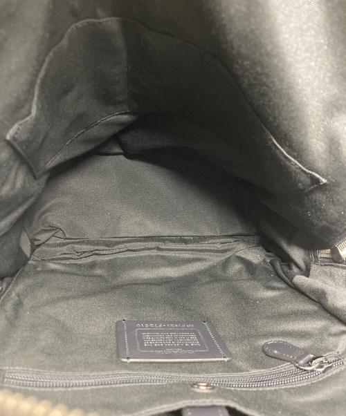 COACH（コーチ）COACH (コーチ) レザーバックパック ブラックの古着・服飾アイテム
