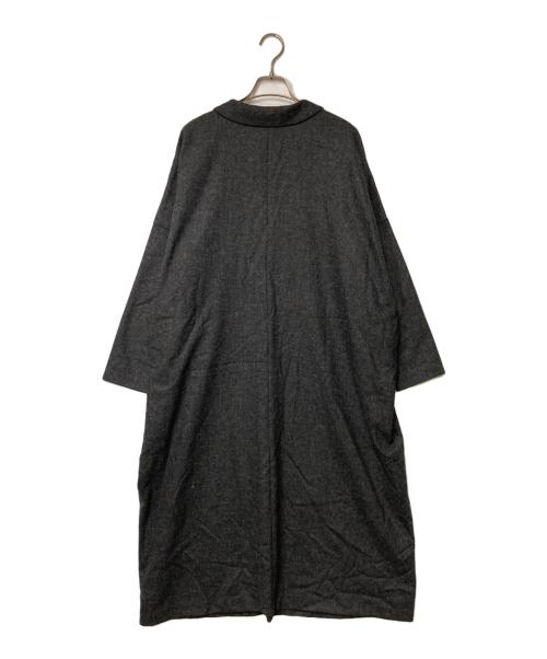 mizuiro-ind（ミズイロインド）mizuiro-ind (ミズイロインド) ウールワンピース ブラック サイズ:Freeの古着・服飾アイテム