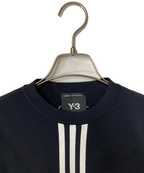 Y-3（ワイスリー）Y-3 (ワイスリー) 3-STRIPES LONG SLEEVE TEE ブラック サイズ:Sの古着・服飾アイテム