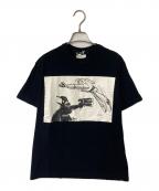 GROUND Y×PIXARグラウンドワイ×ピクサー）の古着「Buzz & Zurg Graphic Cut Sew」｜ブラック×ホワイト